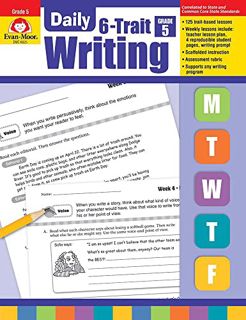 [Get] [PDF EBOOK EPUB KINDLE] Evan-Moor Daily 6-Trait Writing, Grade 5 by  Evan-Moor Educational Pub