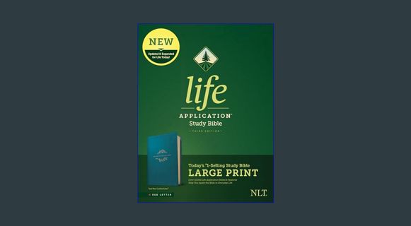 [READ] ❤ Tyndale NLT Life Application Study Bible, Third Edition, Large Print (LeatherLike, Tea