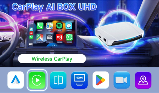 8+128G Carlinkit TV Box Android 13 Wireless Carplay Car Box Mini Android Auto Wireless Adapter