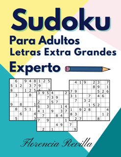 Pdf (read online) Sudoku Para Adultos Letras Extra Grandes - Experto: Juegos Mentales Libro De