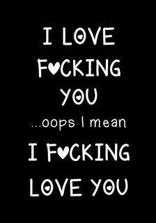 PDF I love fucking you ...oops I mean I fucking love you: Journal, Funny valentine's day gift f