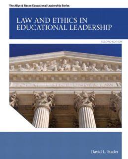 [VIEW] [PDF EBOOK EPUB KINDLE] Law and Ethics in Educational Leadership (Allyn & Bacon Educational L