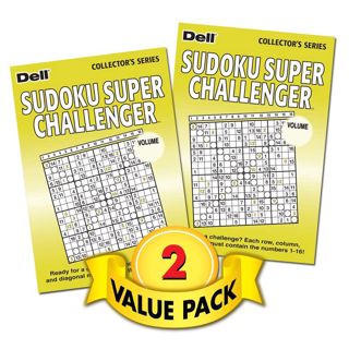 (download)⚡️ Sudoku Super Challenger Puzzle Books for Advanced Solvers ? 2 Pack [Paperback