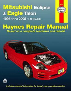 Access PDF EBOOK EPUB KINDLE Mitsubishi Eclipse (95-05) & Eagle Talon (95-98) Haynes Repair Manual b