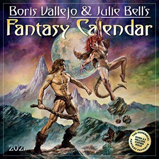 [Read] PDF EBOOK EPUB KINDLE Boris Vallejo and Julie Bell's Fantasy Wall Calendar 2021 by  Boris Val