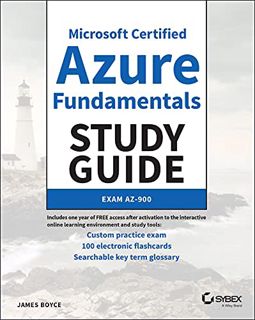 [Get] EPUB KINDLE PDF EBOOK Microsoft Certified Azure Fundamentals Study Guide: Exam AZ-900 by  Jame