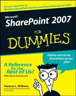 GET [KINDLE PDF EBOOK EPUB] Microsoft Sharepoint 2007 For Dummies by  Vanessa L. Williams 📄