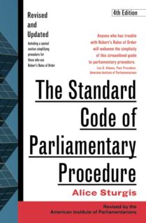 READ KINDLE PDF EBOOK EPUB The Standard Code of Parliamentary Procedure, 4th Edition by  Alice Sturg