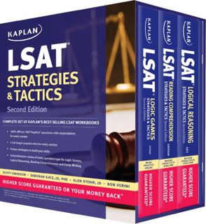 [GET] PDF EBOOK EPUB KINDLE Kaplan LSAT Strategies & Tactics Boxed Set (Kaplan Test Prep) by  Kaplan
