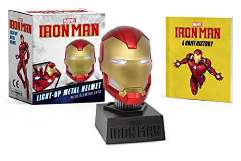View PDF EBOOK EPUB KINDLE Marvel: Iron Man Light-Up Metal Helmet: With Glowing Eyes (RP Minis) by
