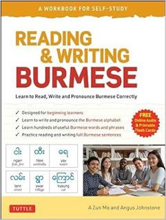ACCESS [EPUB KINDLE PDF EBOOK] Reading & Writing Burmese: A Workbook for Self-Study: Learn to Read,