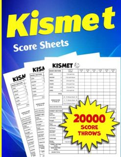 [Access] [PDF EBOOK EPUB KINDLE] kismet Score Pads: 10500 Score Games Large Size 8.5 x 11 Inches ( k