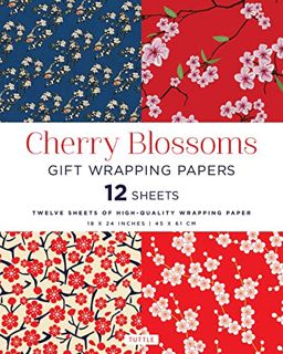 Get [PDF EBOOK EPUB KINDLE] Cherry Blossoms Gift Wrapping Papers - 12 Sheets: 18 x 24 inch (45 x 61