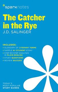VIEW [PDF EBOOK EPUB KINDLE] The Catcher in the Rye SparkNotes Literature Guide (Volume 21) (SparkNo