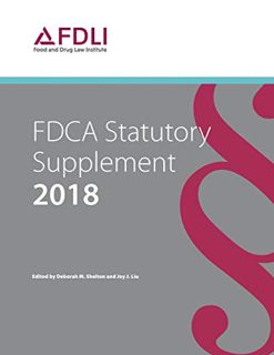 Read [KINDLE PDF EBOOK EPUB] Fdca Statutory Supplement, 2018 by unknown 💙