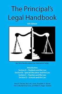 [VIEW] PDF EBOOK EPUB KINDLE Principal's Legal Handbook, 6th ed. by Janet DeckerMaria LewisElizabeth