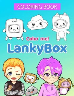[Get] [EBOOK EPUB KINDLE PDF] LankyBọx Coloring Book: Boost Creativity With One Sided Drawing Colori
