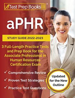 [VIEW] EPUB KINDLE PDF EBOOK aPHR Study Guide 2022-2023: 3 Full-Length Practice Tests and Prep Book