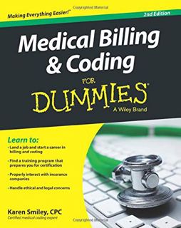 Read [EPUB KINDLE PDF EBOOK] Medical Billing & Coding Fd, 2e (For Dummies (Career/Education)) by  Ka