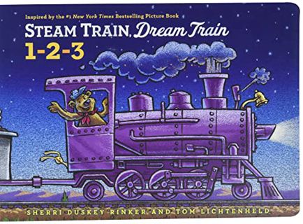 View EPUB KINDLE PDF EBOOK Steam Train, Dream Train 1-2-3 (Goodnight, Goodnight Construction Site) b