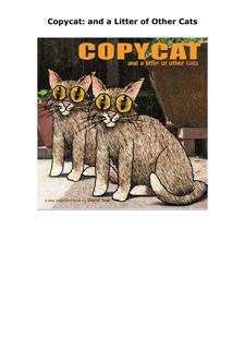 READ [PDF] Copycat: and a Litter of Other Cats