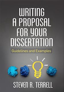 [VIEW] [KINDLE PDF EBOOK EPUB] Writing a Proposal for Your Dissertation: Guidelines and Examples by