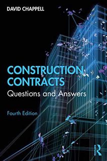 [Get] [EBOOK EPUB KINDLE PDF] Construction Contracts by  David Chappell 💏