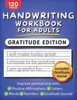 [Read] KINDLE PDF EBOOK EPUB Handwriting Practice Workbook for Adults: Improve Penmanship with the A