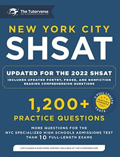 View EPUB KINDLE PDF EBOOK New York City SHSAT: 1,200+ Practice Questions by  The Tutorverse 💙