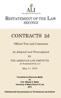 READ [EBOOK EPUB KINDLE PDF] Restatement (Second) of Contracts by  American Law Institute 📤