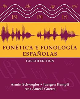 Get [EBOOK EPUB KINDLE PDF] Fonética y Fonología Españolas by  Armin Schwegler 💕