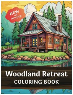 PDF✔️Download❤️ Woodland Retreat: 100 Pages of Tranquil Forest Hideaways, Whimsical Creatu