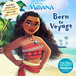 Get PDF EBOOK EPUB KINDLE Disney Moana Born to Voyage (8 X 8 Activity & Sticker Book) by  Parragon B