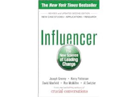 [PDF⚡READ❤ONLINE] Influencer: The New Science of Leading Change, Second Edition by Joseph