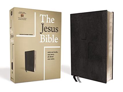 Access [KINDLE PDF EBOOK EPUB] The Jesus Bible, ESV Edition, Leathersoft, Black by  Zondervan &  Pas