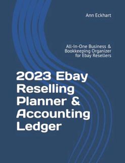 [VIEW] KINDLE PDF EBOOK EPUB 2023 Ebay Reselling Planner & Accounting Ledger: All-In-One Business &