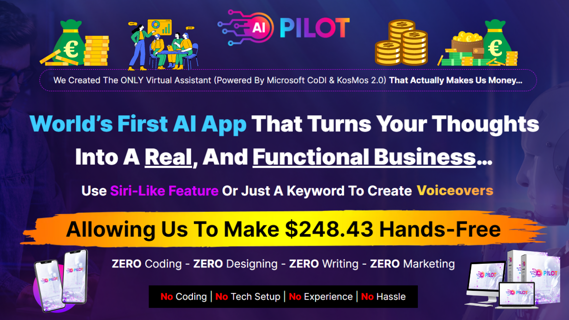 AI Pilot Review - Website | Codes | Designs | Insane Profit and Full Otos