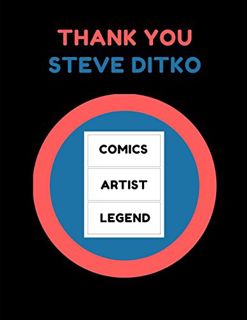View PDF EBOOK EPUB KINDLE Thank You Steve Ditko: Tribute Blank Comic Book Paper For Sketching Comic
