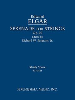 VIEW [EPUB KINDLE PDF EBOOK] Serenade for Strings, Op.20: Study score by  Edward Elgar &  Richard W.