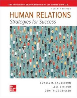 [GET] [PDF EBOOK EPUB KINDLE] ISE Human Relations by  Lowell Lamberton &  Leslie Minor-Evans 🎯