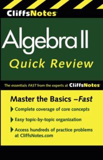 [Access] [EPUB KINDLE PDF EBOOK] CliffsNotes Algebra II Quick Review, 2nd Edition (Cliffs Quick Revi