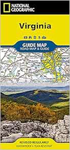 VIEW KINDLE PDF EBOOK EPUB Virginia Map (National Geographic Guide Map) by National Geographic Maps