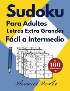 ❤download Sudoku Para Adultos Letras Extra Grandes - F?cil a Intermedio: Juegos Mentales