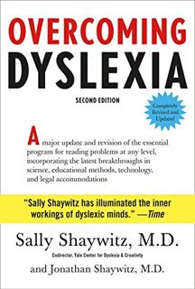 [Get] PDF EBOOK EPUB KINDLE Overcoming Dyslexia: Second Edition, Completely Revised and Updated by