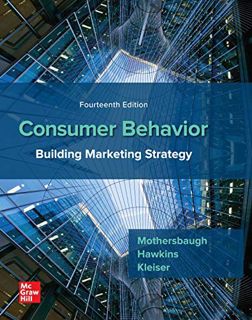 Access KINDLE PDF EBOOK EPUB Consumer Behavior: Building Marketing Strategy by  David Mothersbaugh �