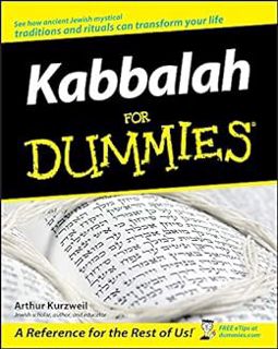 [READ] [KINDLE PDF EBOOK EPUB] Kabbalah For Dummies by Arthur Kurzweil 💝
