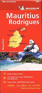 Get EBOOK EPUB KINDLE PDF Michelin Mauritius Rodrigues Road and Tourist Map 740 (Michelin National M