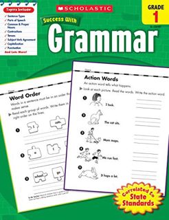 Get [PDF EBOOK EPUB KINDLE] Scholastic Success With Grammar, Grade 1 by  Scholastic 💕