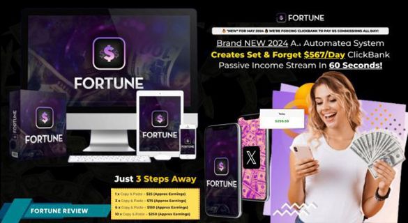FORTUNE Review: Boost Passive Income with AI-Powered ClickBank Affiliate Marketing