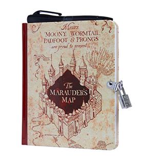[Access] [KINDLE PDF EBOOK EPUB] Harry Potter: Marauder's Map Invisible Ink Lock & Key Diary by  Ins